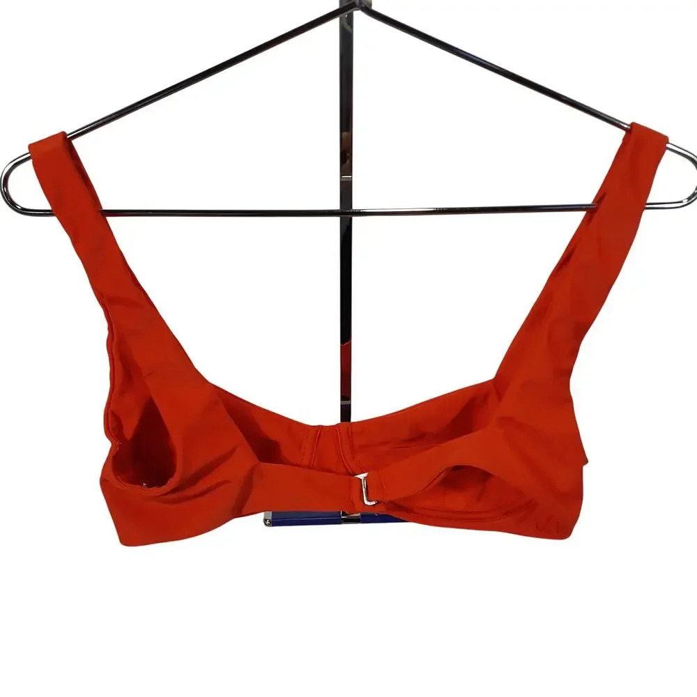 Lovers And Friends Bold Red Zisa Top Swimwear Size M - Picture 3 of 4